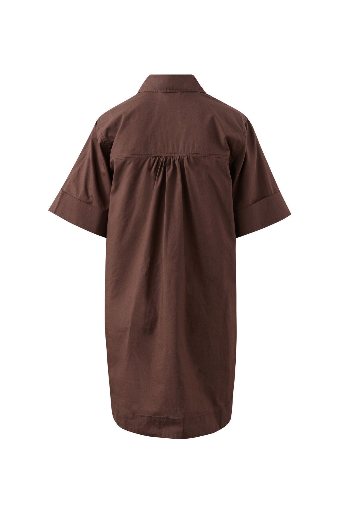 Ceres Life Sara Mini Shirt Dress, Chocolate