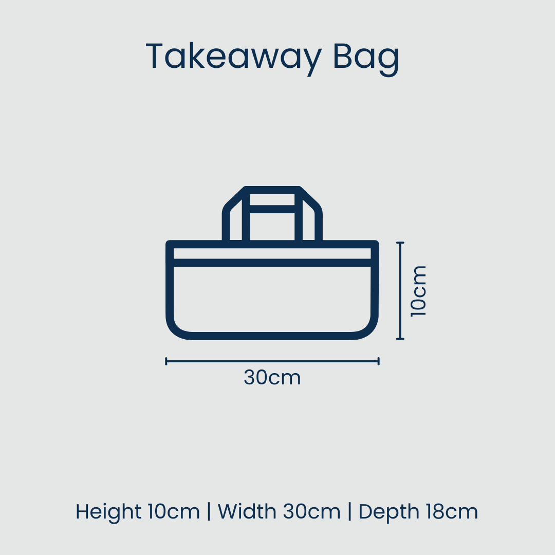Project Ten Pty Ltd Takeaway Bag, Geo Floral