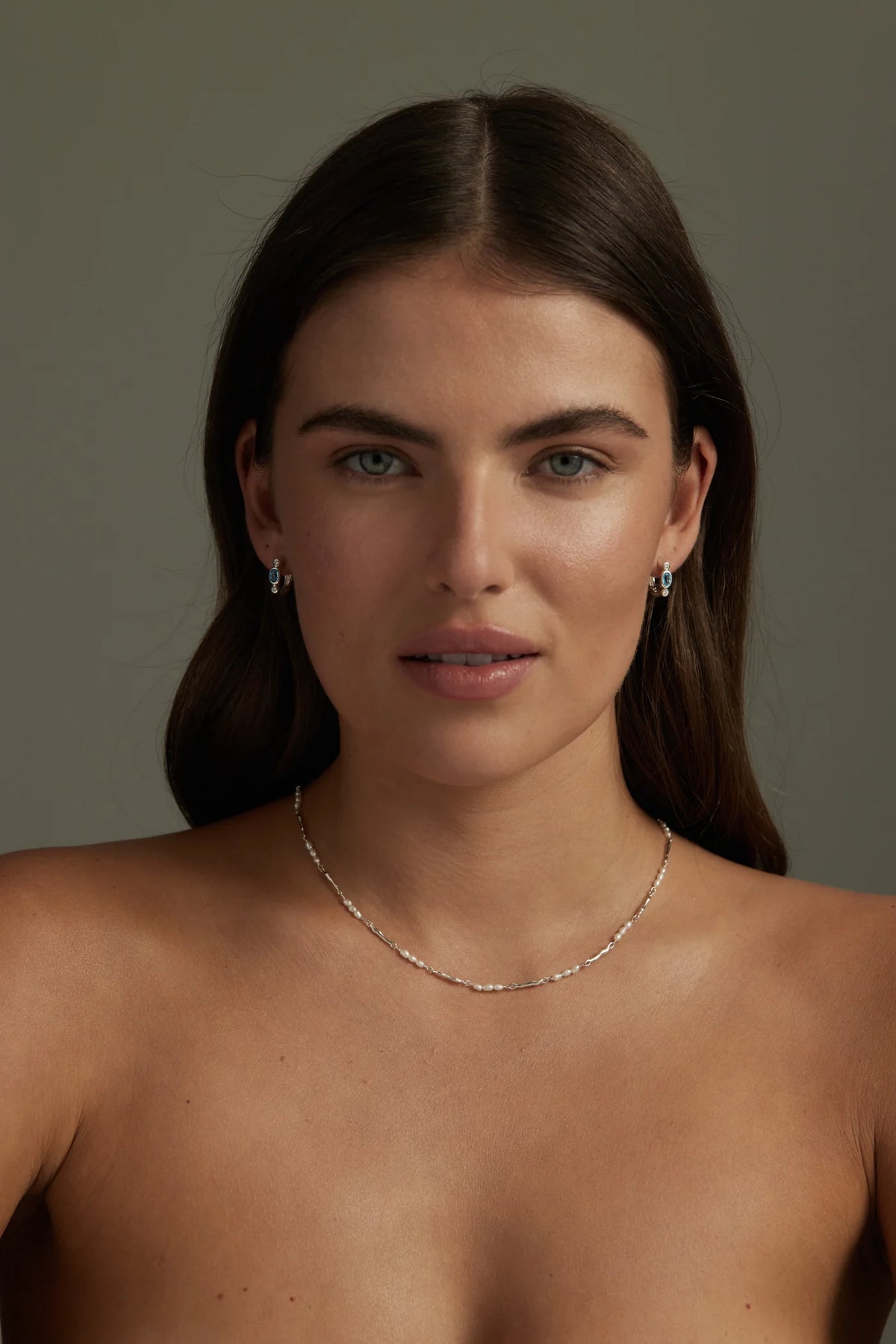 ToniMay Aphrodite Pearl Necklace, Silver