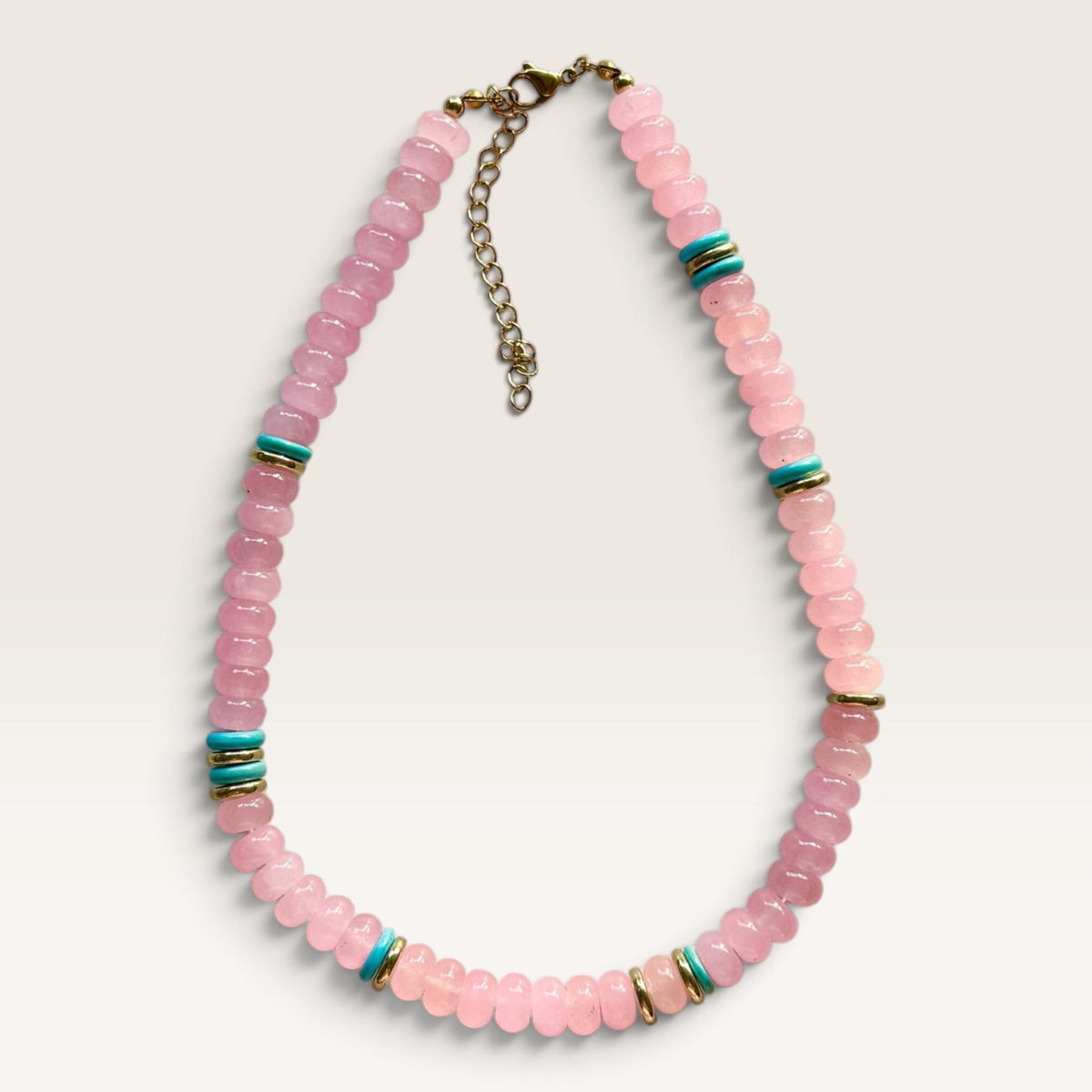 Mosk Melbourne Necklace, Rosé Riviera