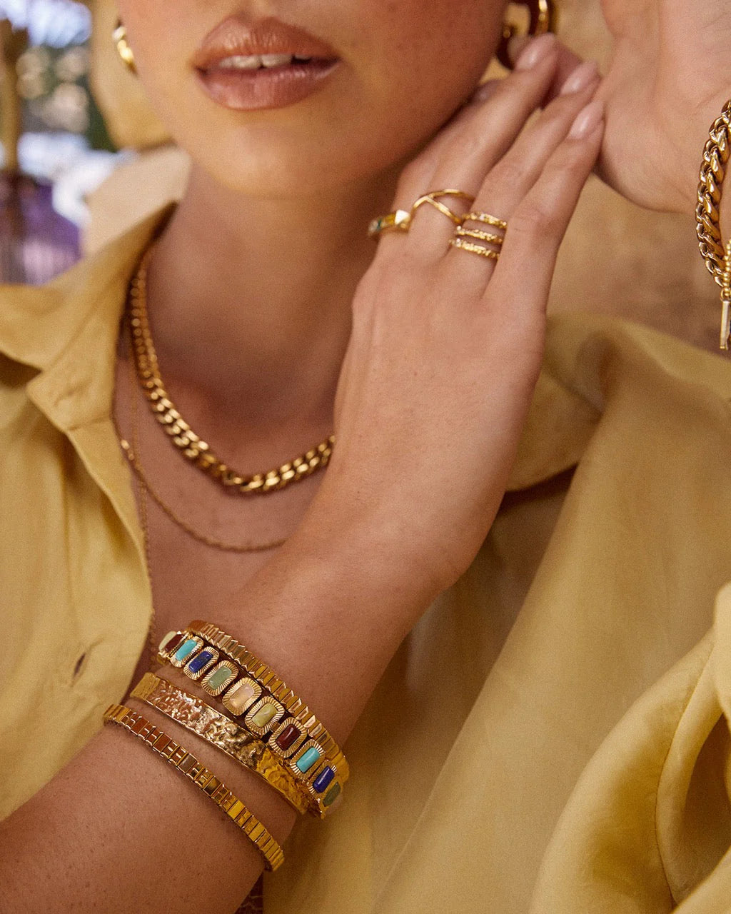 Arms Of Eve Elkie Bracelet, Gold