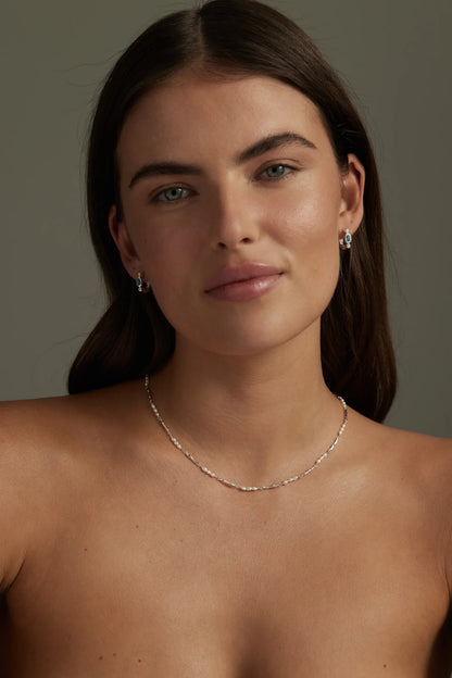 ToniMay Aphrodite Pearl Necklace, Silver