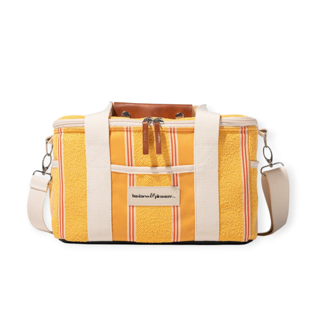 Business and Pleasure The Premium Cooler Bag, Bistro Papaya Stripe