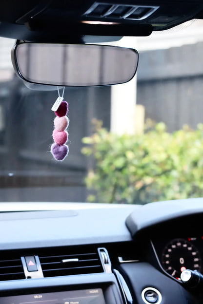 Grace and James Bloom Collection Felt Air Freshener, Watermelon & Mint Spritz