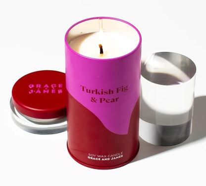 Grace and James Bloom Collection 70hr Candle, Turkish Fig & Pear