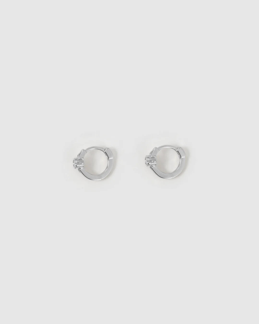 Arms Of Eve Nova Huggie Earrings, Silver