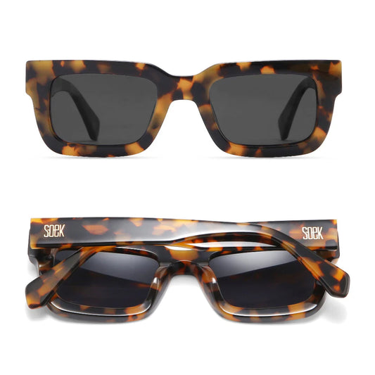 Soek Rove Honey Sunglasses, Tortoiseshell