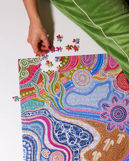 Journey Of Something 1000 Piece Jigsaw Puzzle, Colourful Life