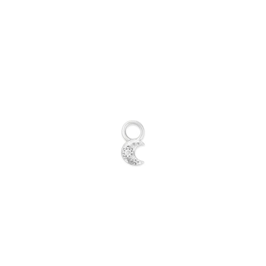 ToniMay Moon Earring Charm, Silver