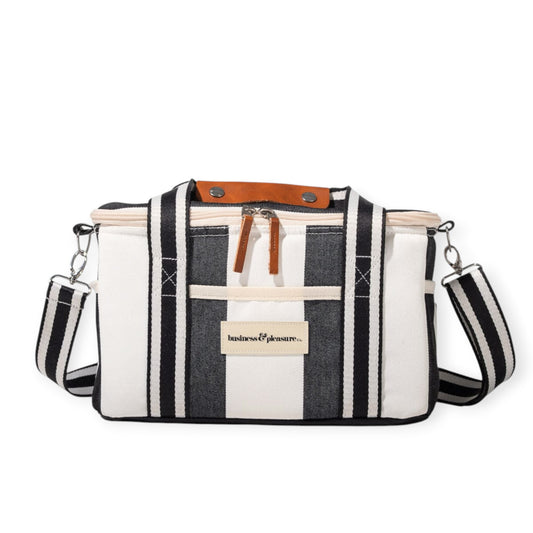 Business and Pleasure The Premium Cooler Bag, Crew Vintage Black Stripe