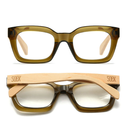 Soek Zahra Blue Light Magnifying Reader, Khaki