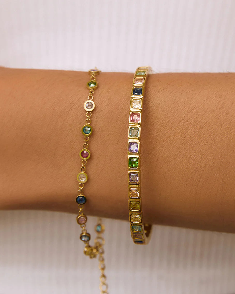 Arms Of Eve Quinn Cuff, Gold Multi