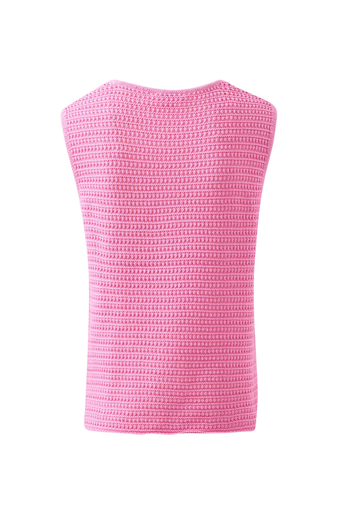 Ceres Life Margot Mesh Knit Tank, Hibiscus Pink