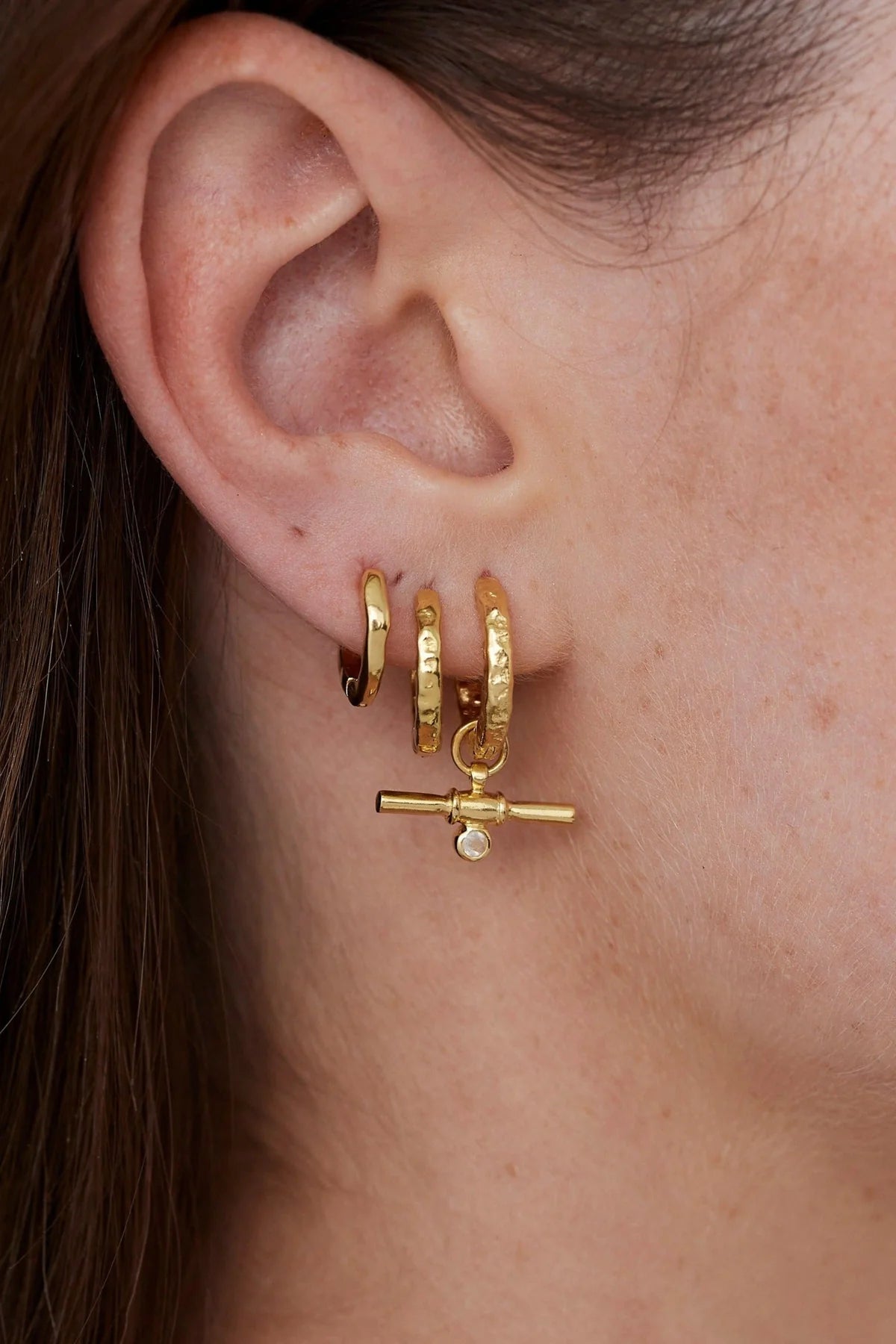 ToniMay Bar Earring Charm, Gold