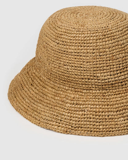 Arms Of Eve Mirabel Bucket Hat, Dark Natural