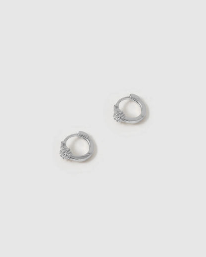 Arms Of Eve Nova Huggie Earrings, Silver