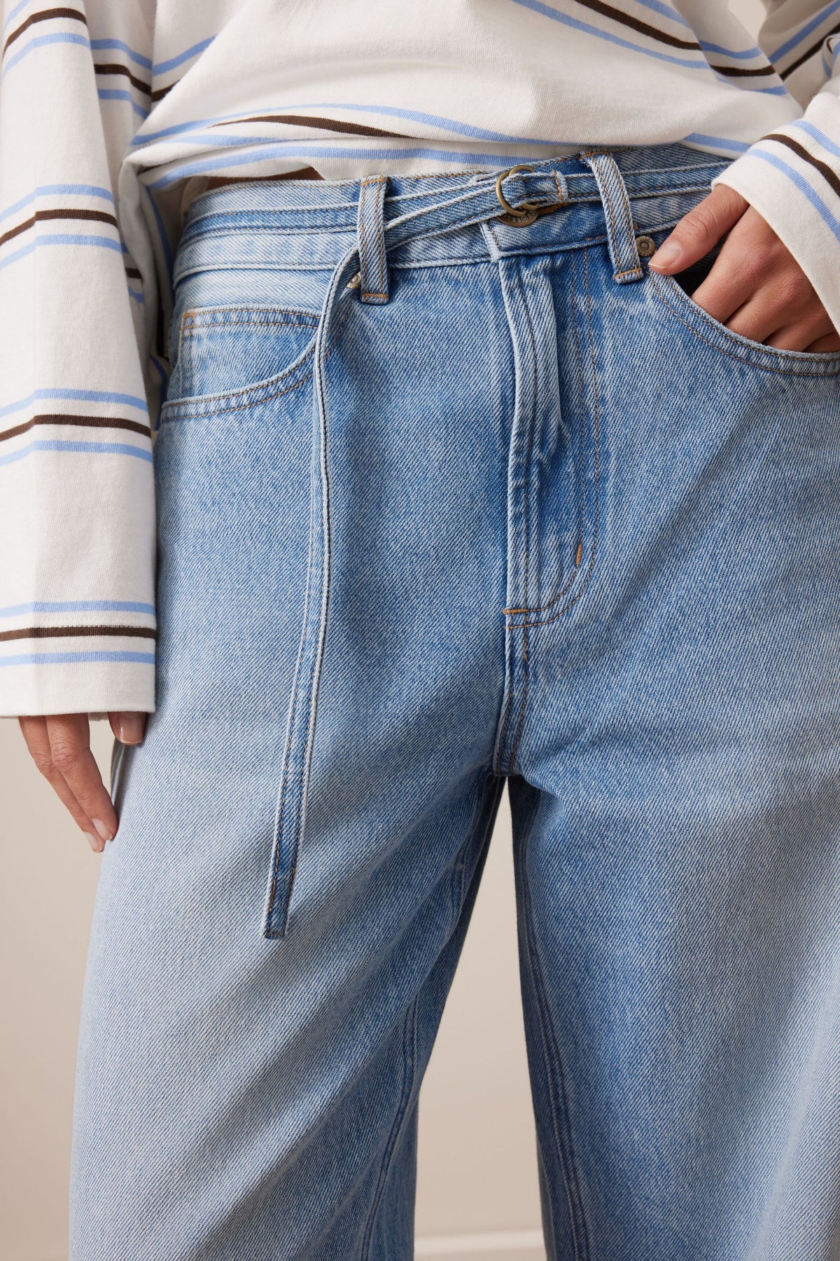 Ceres Life 90s Barrel Jean, Vintage Blue