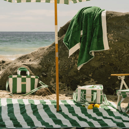 Business and Pleasure The Cloud Cooler Tote Bag, Crew Canyon Green Stripe