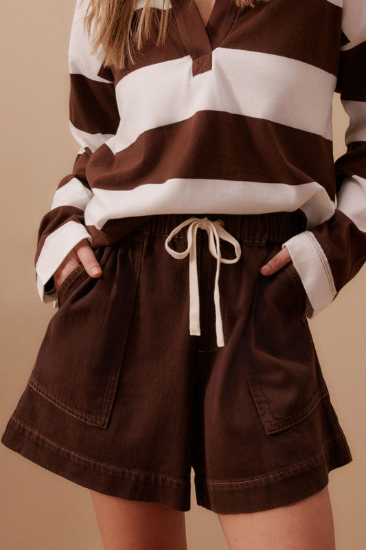 Ceres Life Relaxed Everyday Short, Chocolate