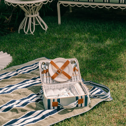 Business and Pleasure The Picnic Set, Julia Berolzheimer collab with Green Stripes