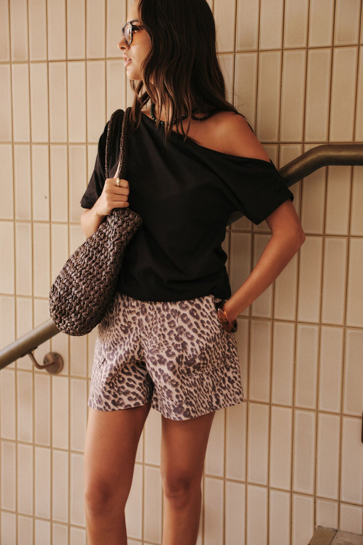 Ceres Life Gabi SS Top, Black