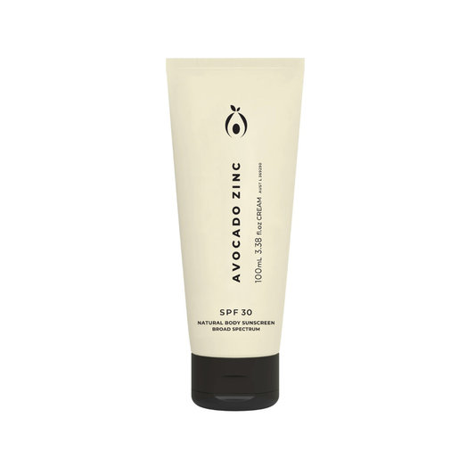 Avocado Zinc SPF 30 Natural Body Sunscreen