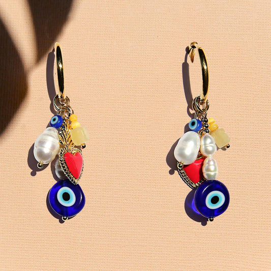 Kingston Huggie Hoop Earrings, Limoncello