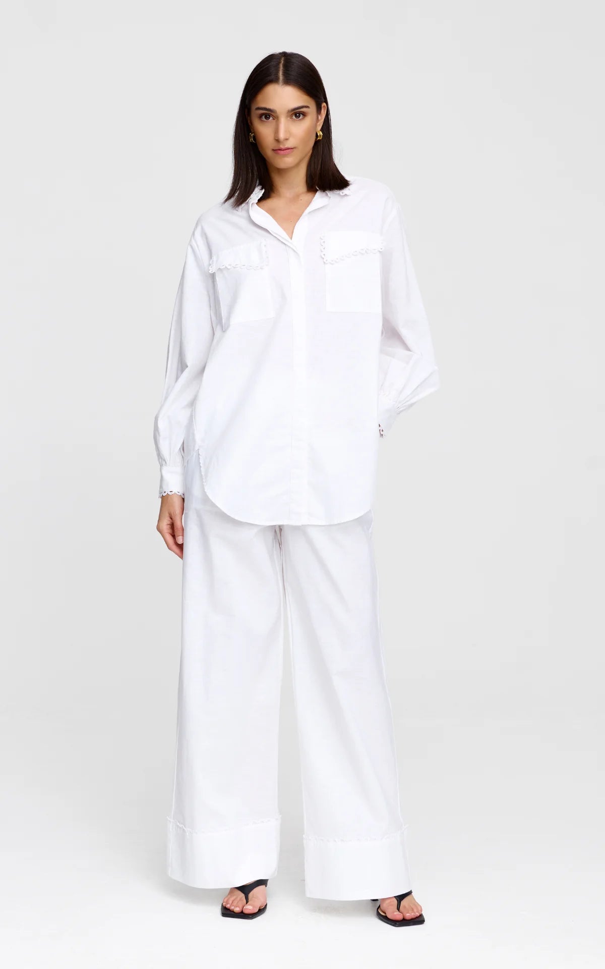 Kinney Laurel Shirt, Ivory