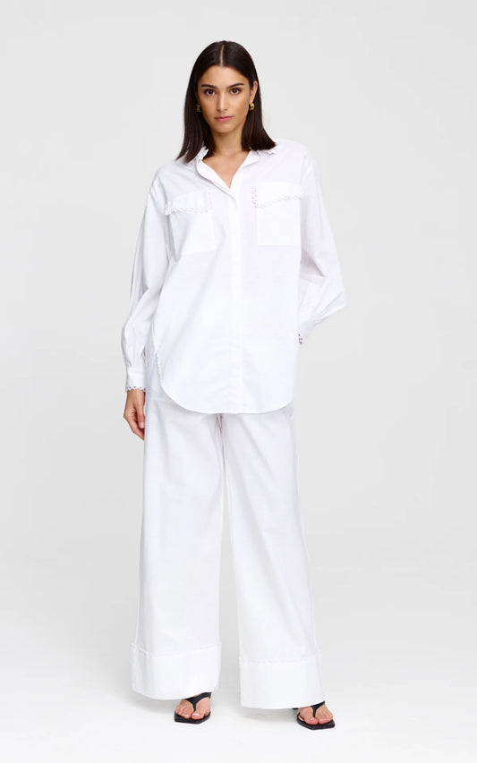 Kinney Laurel Shirt, Ivory