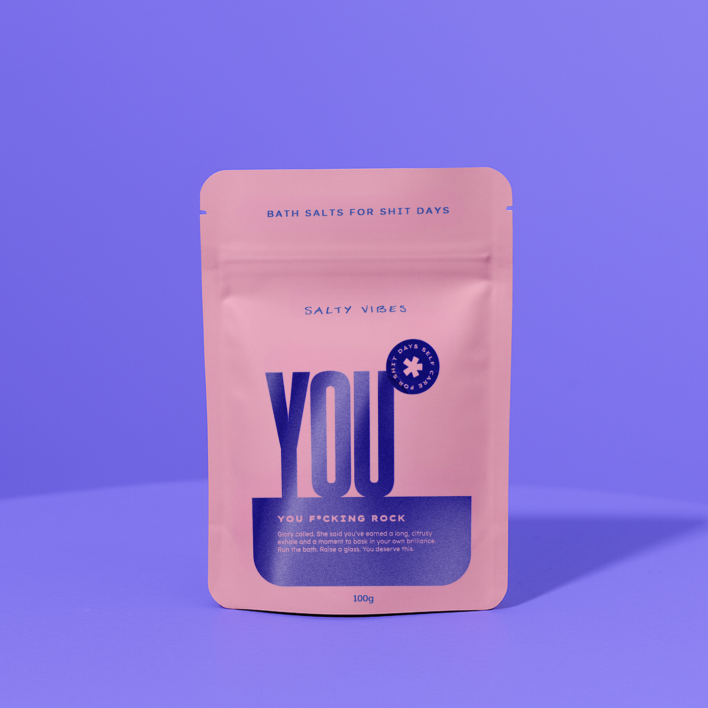 Salty Vibes 100g Bath Salts, 
You