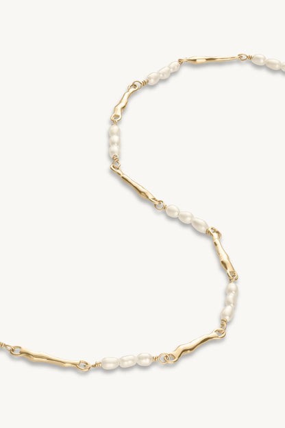 ToniMay Aphrodite Pearl Necklace, Gold