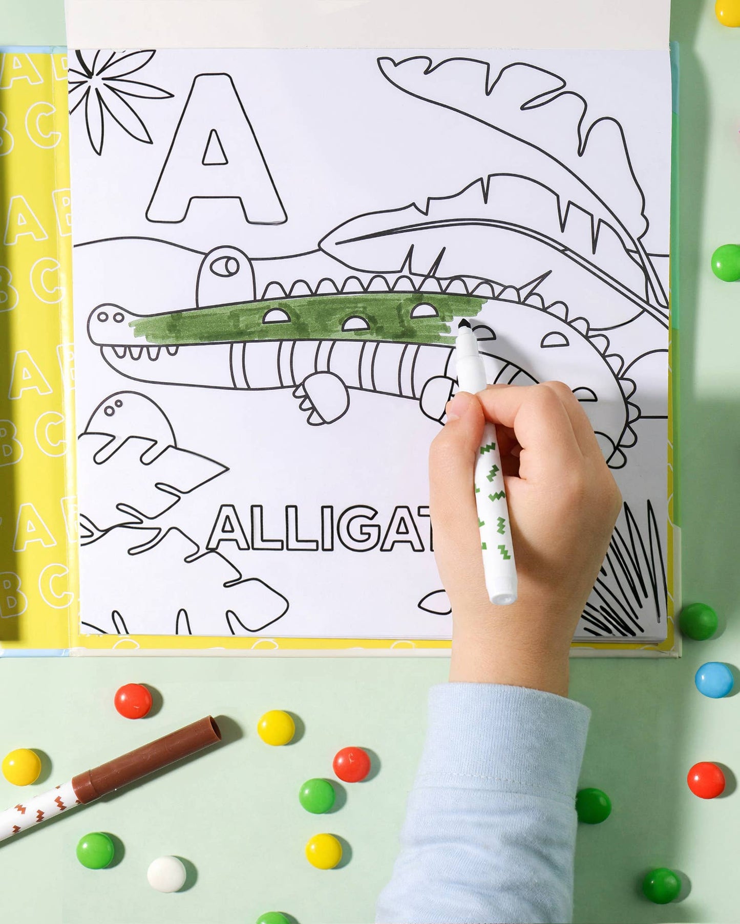 Journey Of Something Colouring Kit, Alphabet Safari