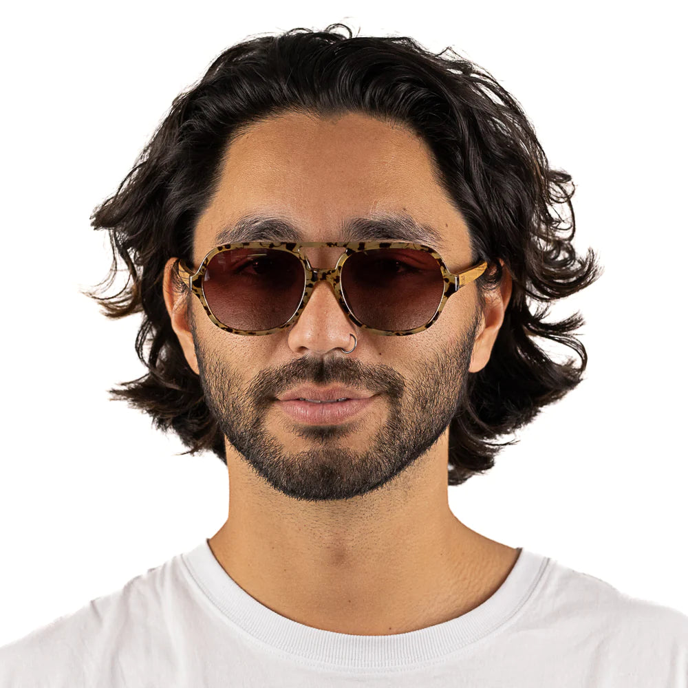 Soek Billy Sunglasses, Opal Tortoiseshell