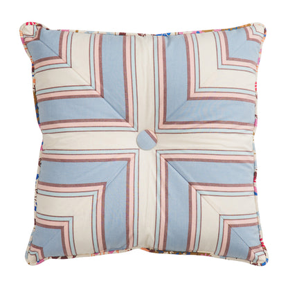 Sage & Clare Samode Stripe Cushion, Blue Jean