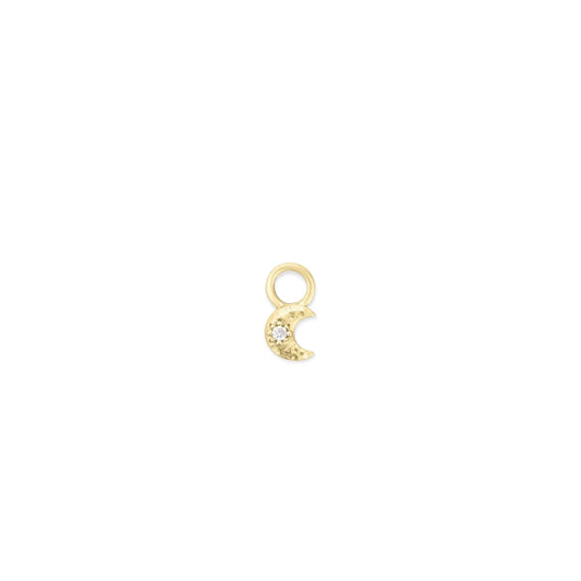ToniMay Moon Earring Charm, Gold