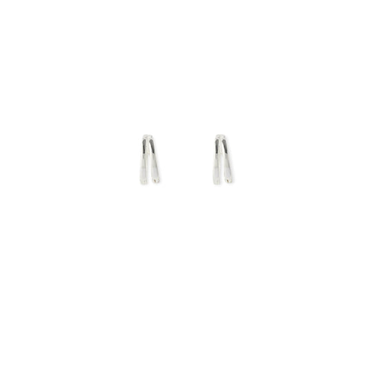 Arms Of Eve Jean Huggie Earrings, Silver