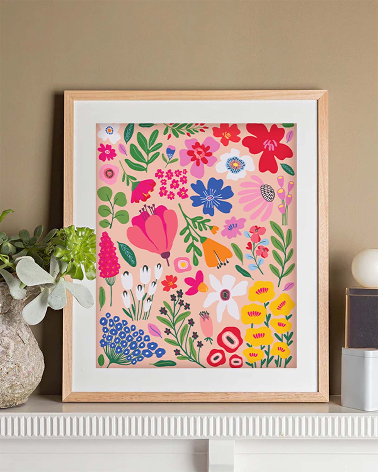 Journey Of Something Paint by Numbers, Pressed Flowers