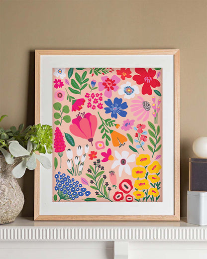 Journey Of Something Paint by Numbers, Pressed Flowers