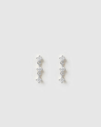 Arms Of Eve Yael Gold Earrings, Silver