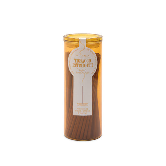 Paddywax 100 Incense Sticks, Tobacco & Patchouli