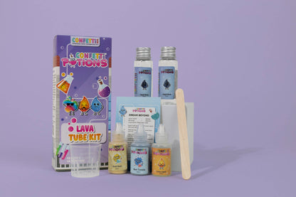 Confetti Blue Lava Tube Mini Potion Kit