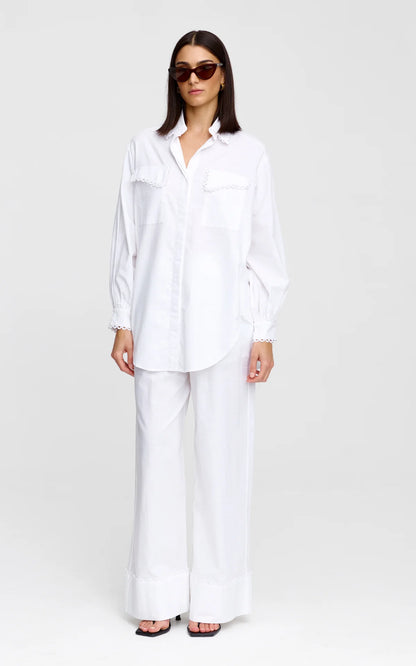 Kinney Laurel Shirt, Ivory