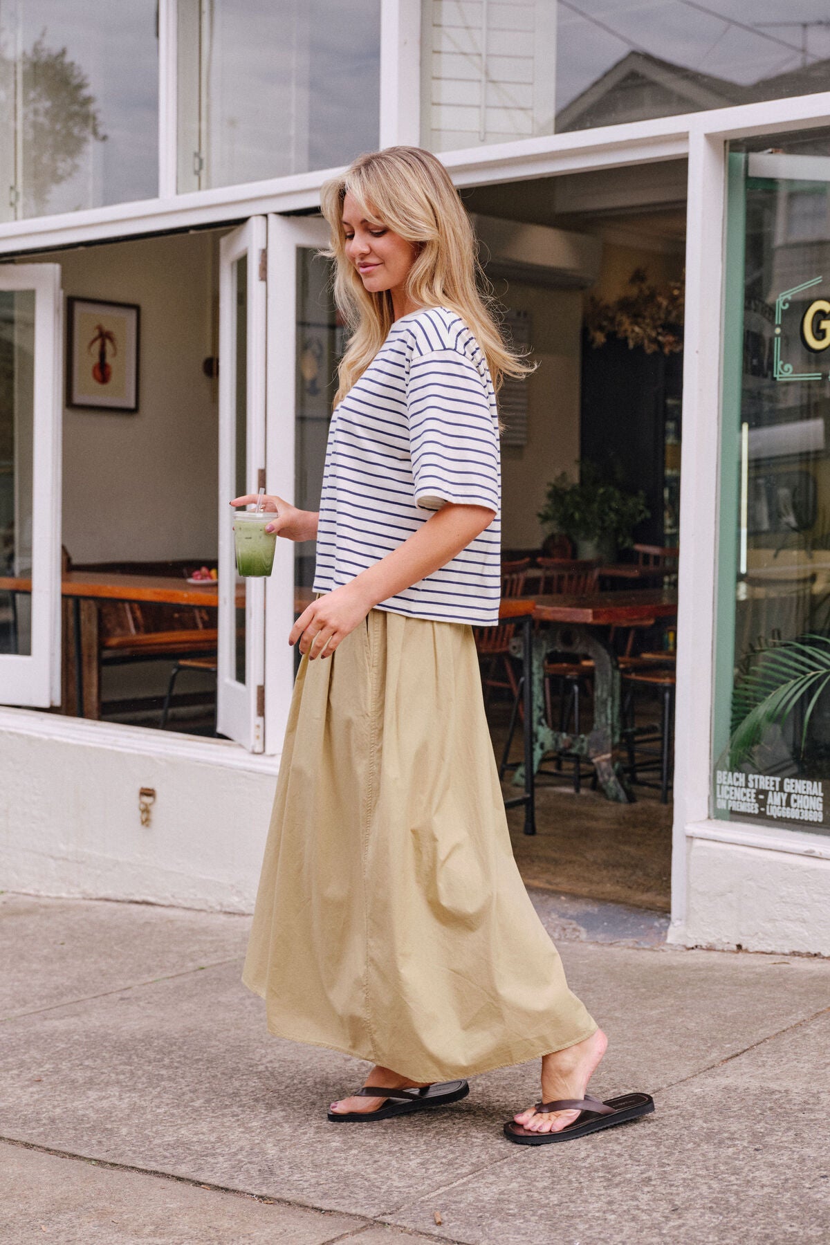 Ceres Life Florence Maxi Skirt, Burnt Butter