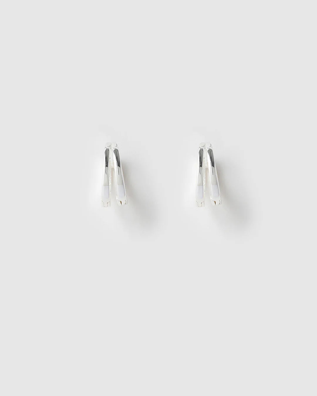 Arms Of Eve Jean Huggie Earrings, Silver