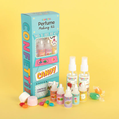 Confetti Blue Candy Scented Perfume Making Kit