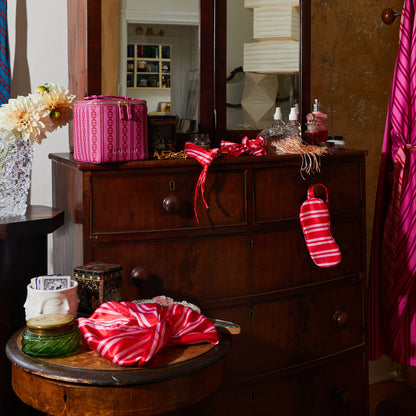 Sage & Clare Taylor Silk Hair Turban, Scarlet