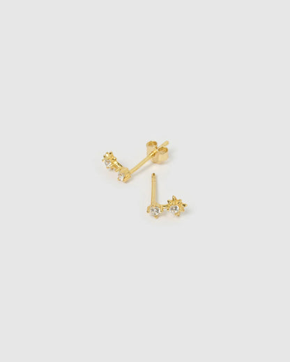 Arms Of Eve Bonnie Stud Earrings, Gold