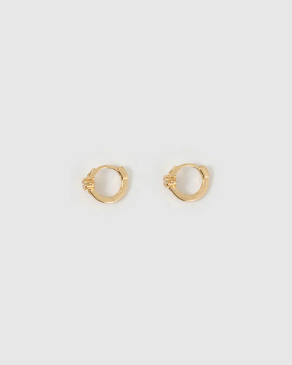 Arms Of Eve Nova Huggie Earrings, Gold