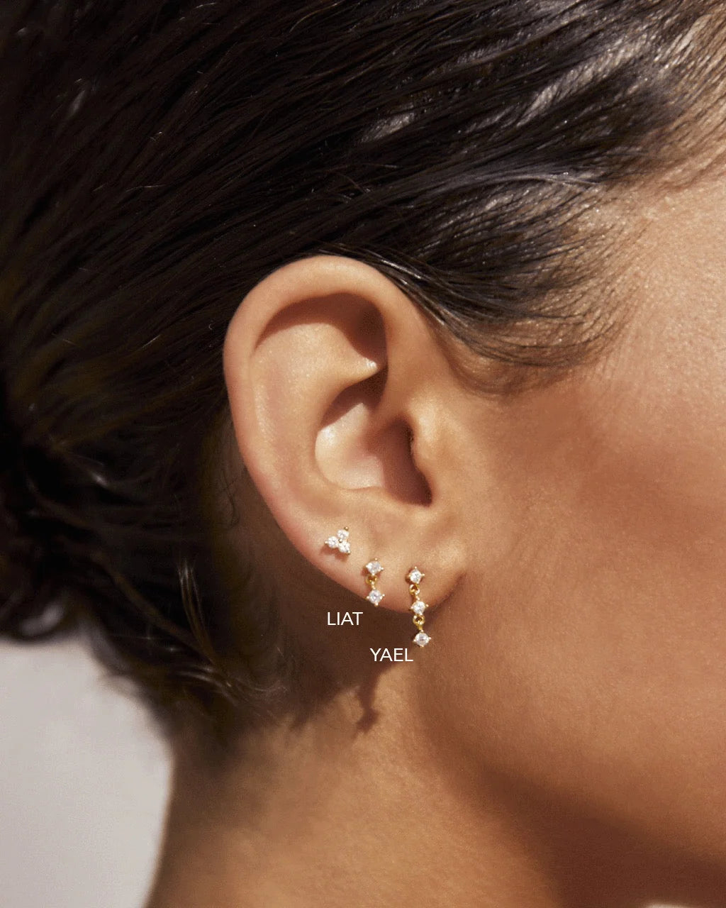 Arms Of Eve Liat Gold Earrings, Gold