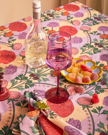 Kip & Co Vino Glass, Lilac Fiesta 2 Piece Set